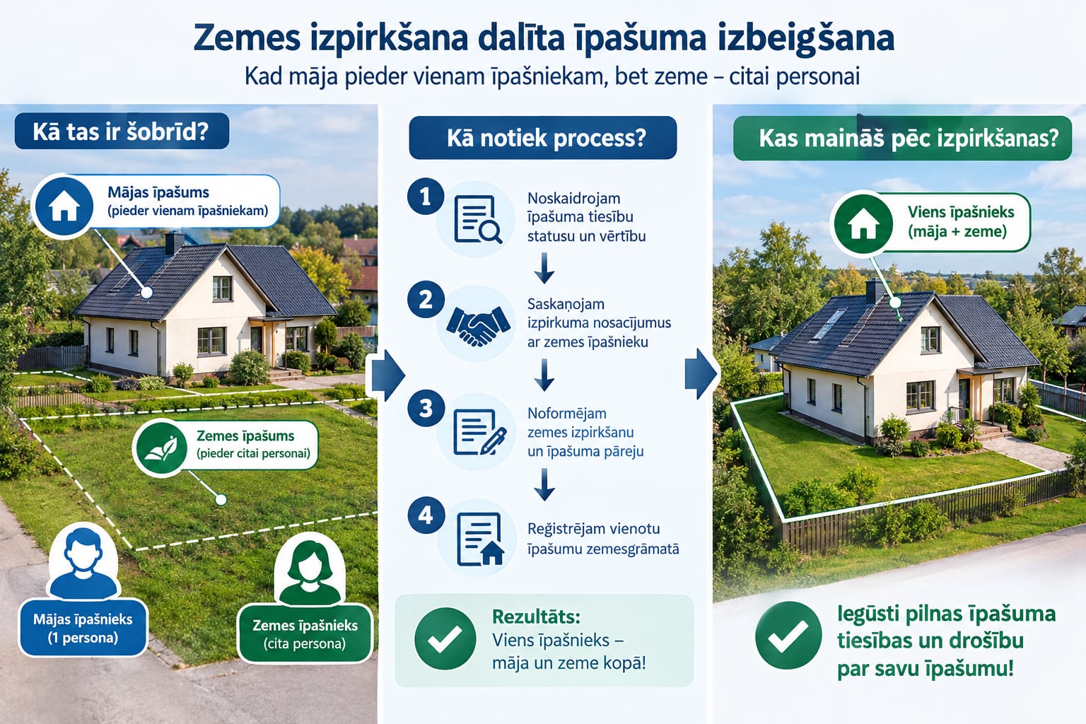 Zemes izpirkšana dalītā īpašuma izbeigšanai